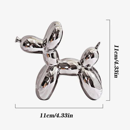 Charming CeramiK9 Balloon Dog Decor