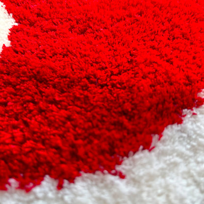 Red Anime Cloud Rug