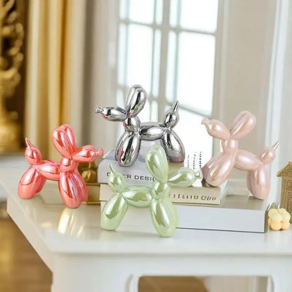 Charming CeramiK9 Balloon Dog Decor