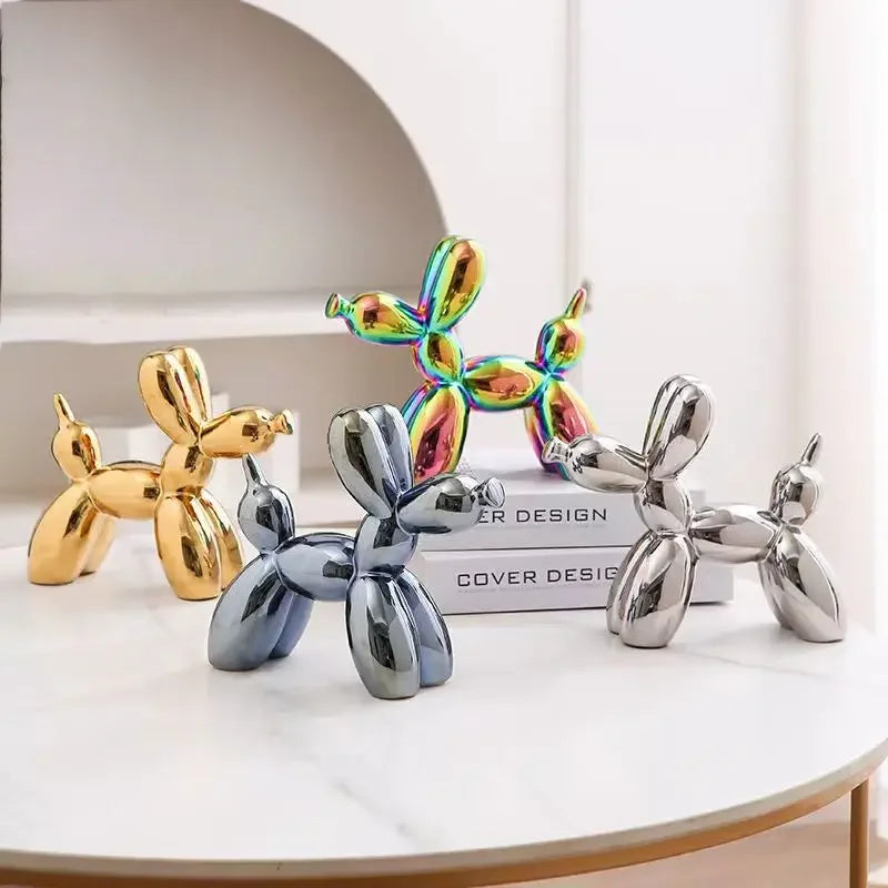 Charming CeramiK9 Balloon Dog Decor