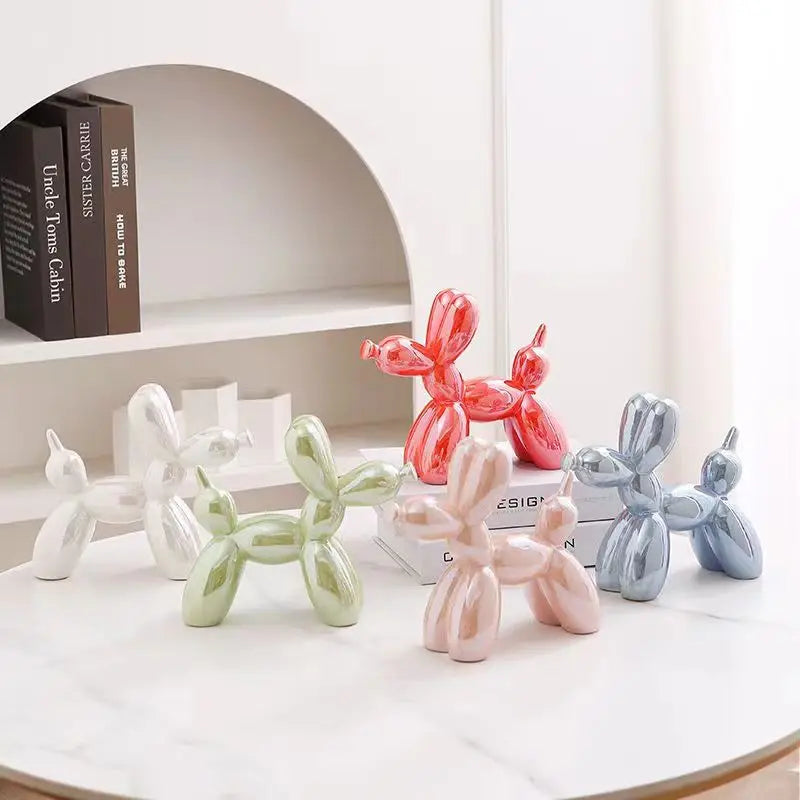 Charming CeramiK9 Balloon Dog Decor